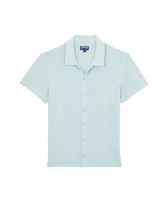 Terry Bowling Shirt Solid Pacific front view